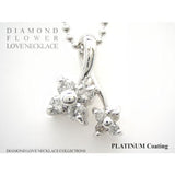 diamond flower necklace