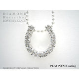 diamond horseshoe necklace