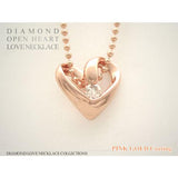 diamond heart necklace necklace