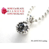 single diamond rose cut necklace