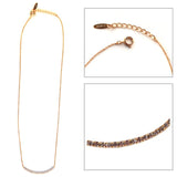 日本製 ジュエリー ラウンド スマイル ネックレス ストーン ペンダント フォーマル ゴールド・ピンクゴールド・シルバーの3色展開 (op-218)