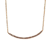 日本製 ジュエリー ラウンド スマイル ネックレス ストーン ペンダント フォーマル ゴールド・ピンクゴールド・シルバーの3色展開 (op-218)