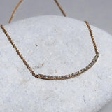 日本製 ジュエリー ラウンド スマイル ネックレス ストーン ペンダント フォーマル ゴールド・ピンクゴールド・シルバーの3色展開 (op-218)