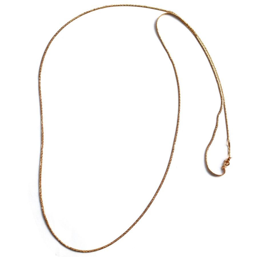 日本製 ジュエリー スネーク チェーン ロング ネックレス スタイリッシュ ゴールド・シルバーの2色展開 (OP-N29)