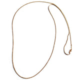 日本製 ジュエリー スネーク チェーン ロング ネックレス スタイリッシュ ゴールド・シルバーの2色展開 (OP-N29)