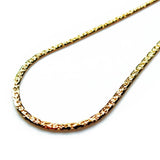 日本製 ジュエリー スネーク チェーン ロング ネックレス スタイリッシュ ゴールド・シルバーの2色展開 (OP-N29)