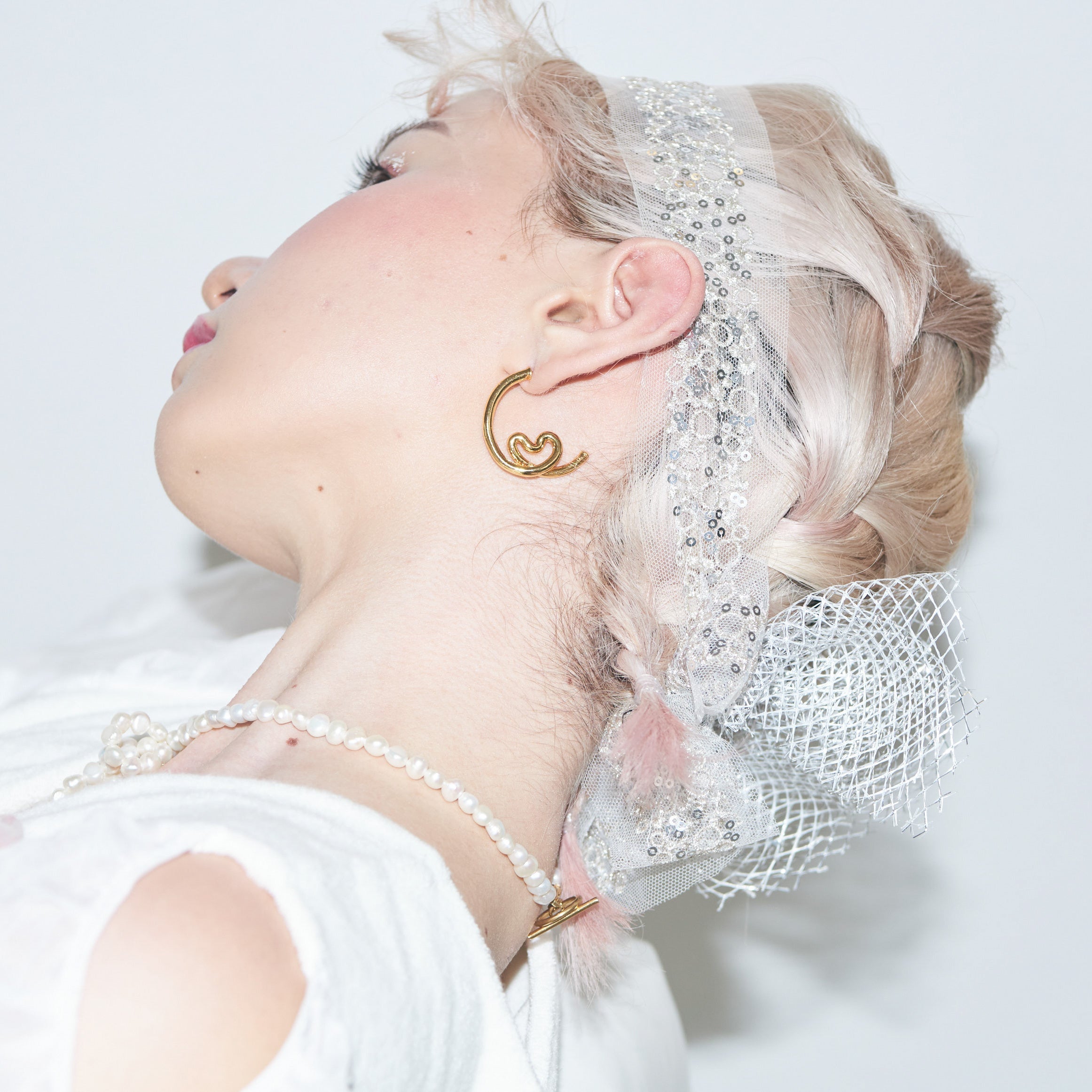 Hoop Heart Pierce/Earrings