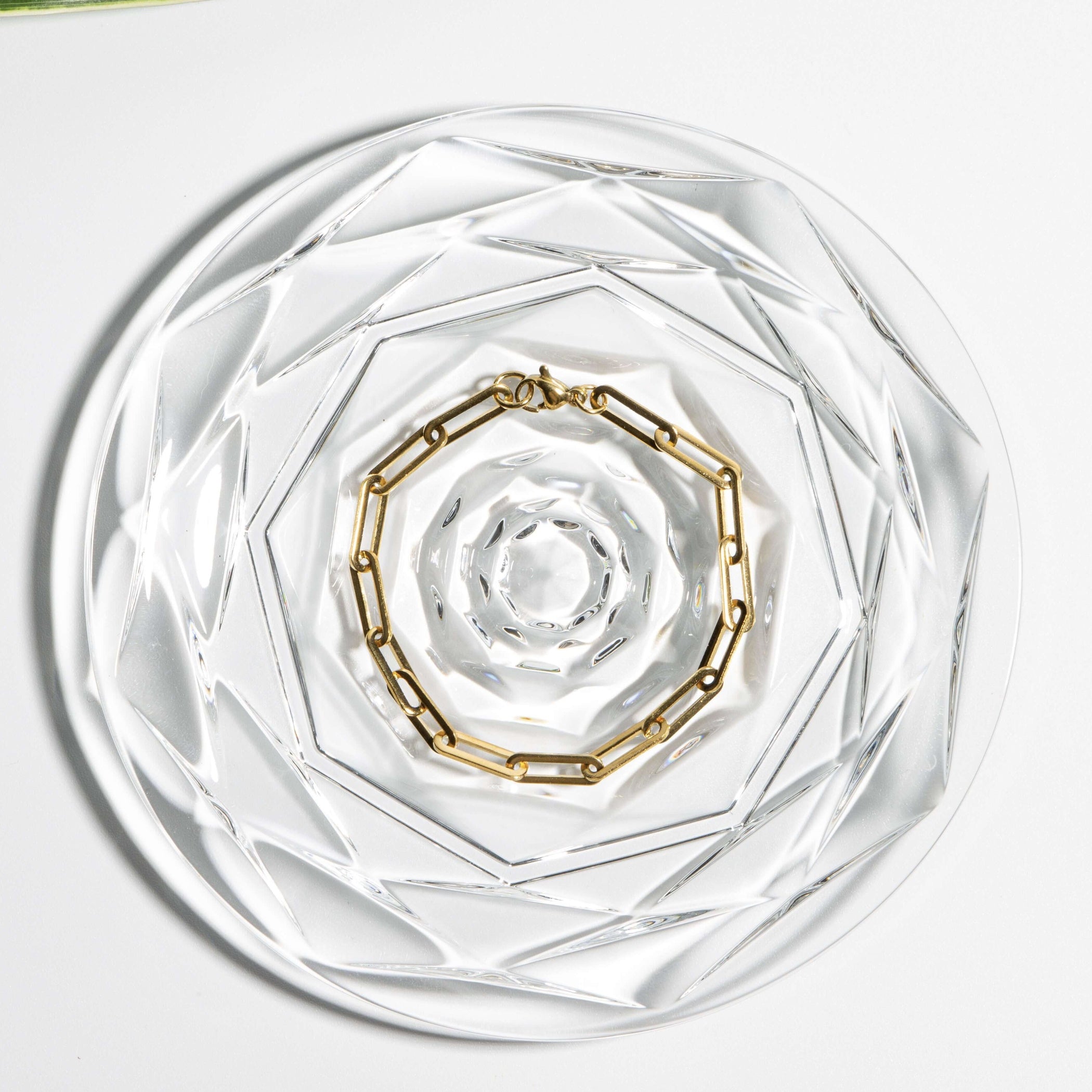 [ゴールド] ペーパーチェーンブレスレット