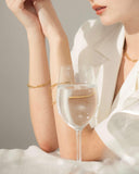 [ゴールド] ペーパーチェーンブレスレット