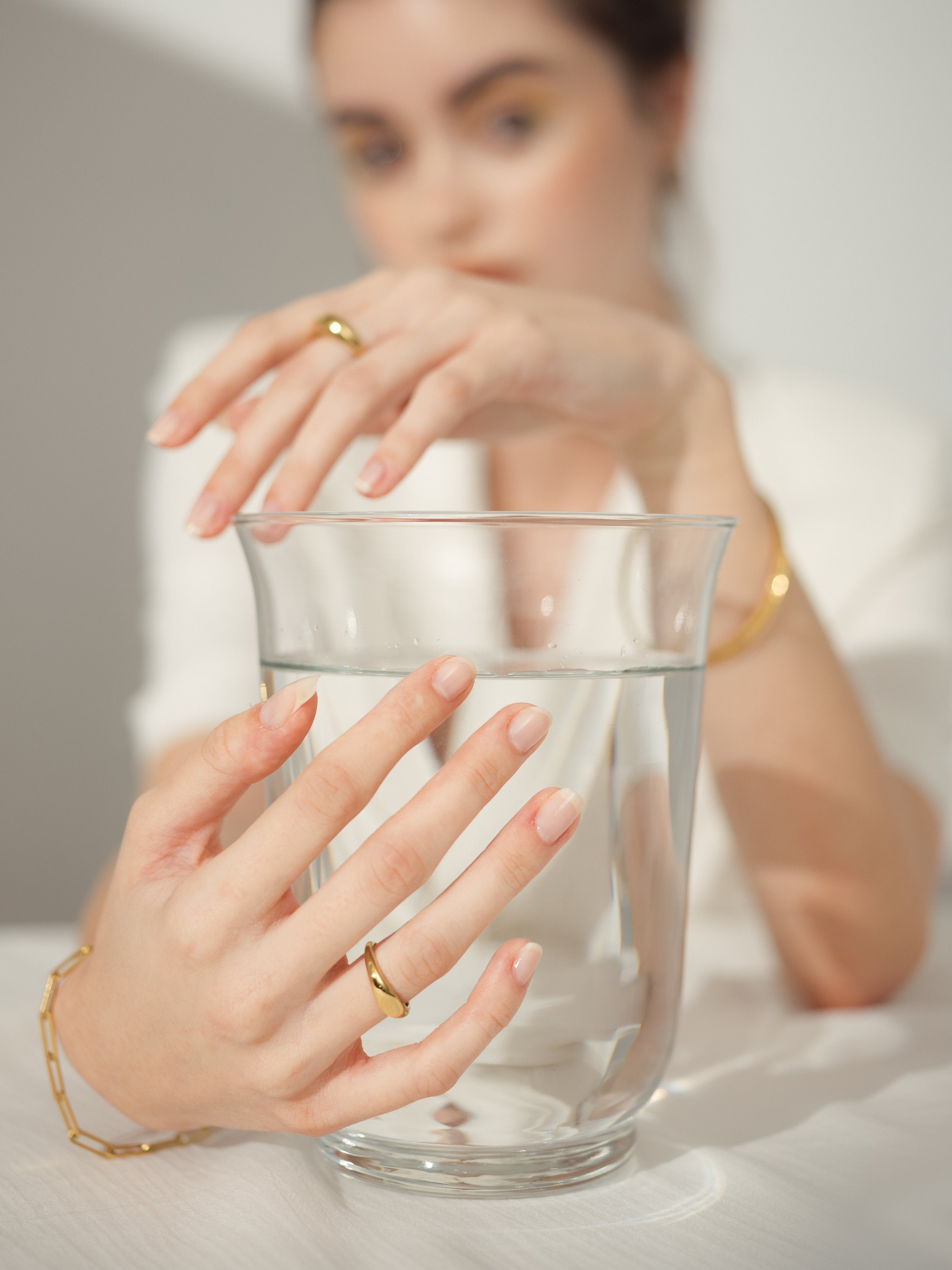 [ゴールド] ペーパーチェーンブレスレット