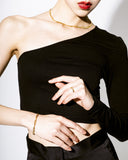 [ゴールド] ペーパーチェーンブレスレット