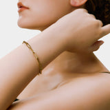 [ゴールド] ペーパーチェーンブレスレット