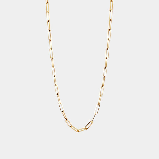 [ゴールド] ペーパーチェーンネックレス