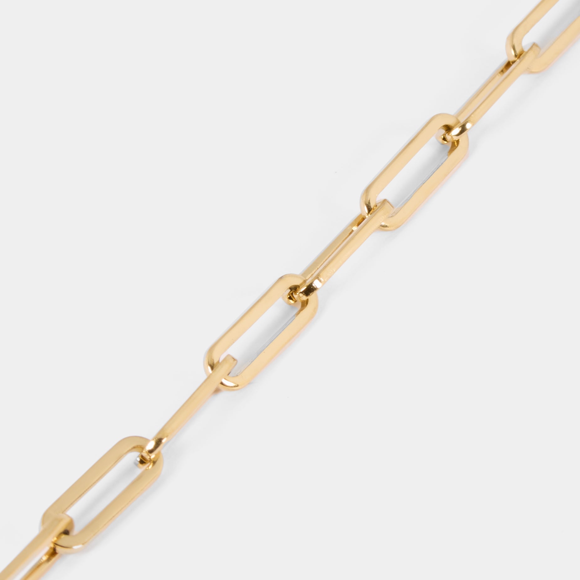 [ゴールド] ペーパーチェーンネックレス