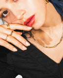 [ゴールド] ペーパーチェーンネックレス