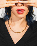 [ゴールド] ペーパーチェーンネックレス