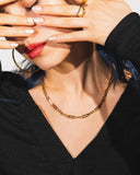 [ゴールド] ペーパーチェーンネックレス