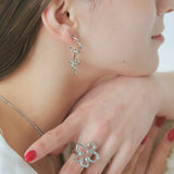 Tube Flower Pierce/Earrings