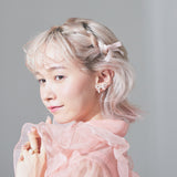 Pearl Mini Bow Pierce/Earrings