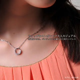 Necklace Ladies Luxury 11 Pieces Ring Necklace Platinum Finish Ladies Gift Present