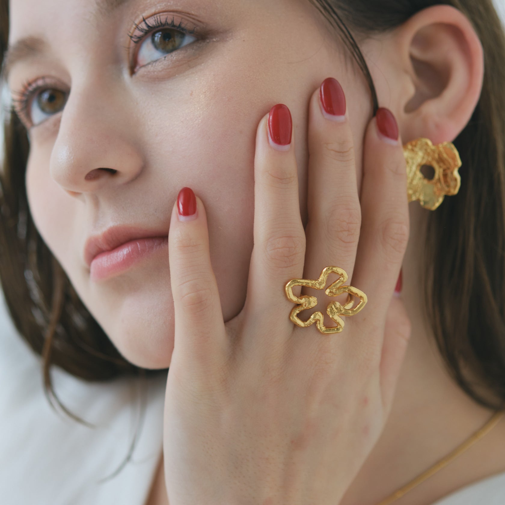 Tube Flower Ring