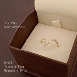 Women's rings, made in Japan, J-ENDAi, fashion jewelry, diamond, 18 stones, ring, K10, K18, 18k gold, Japanese jewellery craftsman, J-ENDAi