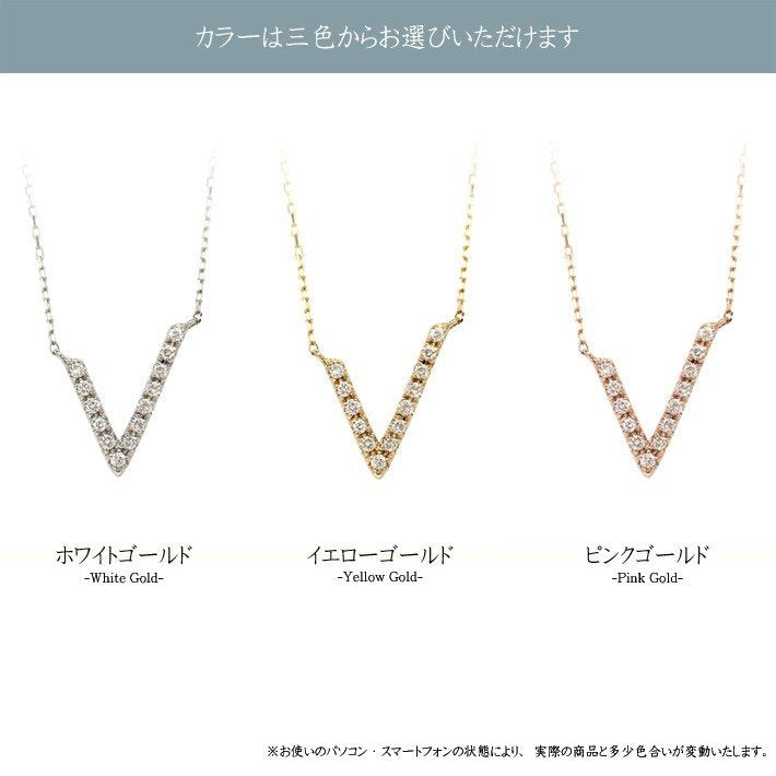 ネックレス レディース 日本製 J-ENDAi ファッションジュエリー ダイヤモンド 13石 ネックレス K10 K18 18金 日本の宝飾職人 J-遠大