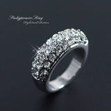 Limited Edition Treasure Chest: May your wonderful wish come true! ☆Pinky Ring/Sparkling Gorgeous Pave☆ Pinky Ring Platinum Finish