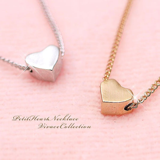 数量限定【宝箱】大人気シリーズ！38cm短めのチェーン♪シンプルキュート♪プチハートネックレス