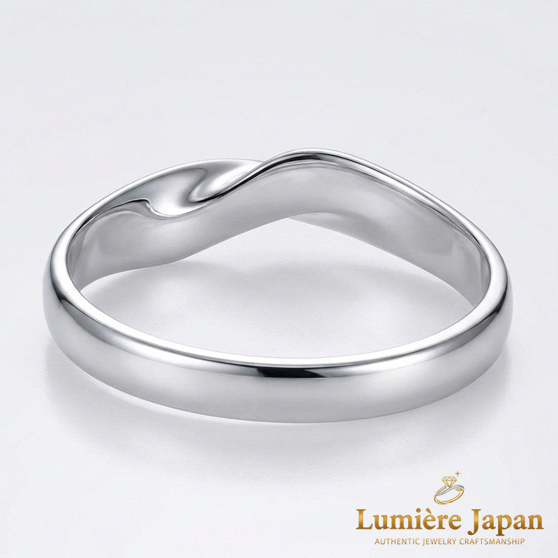 新発売記念｜2日間限定 特別価格 69％OFF 2/15まで 新商品 日本製 メビウス（Möbius）リング｜シルバー925 無限の滑らかな流線美 指輪 プラチナ仕上げ