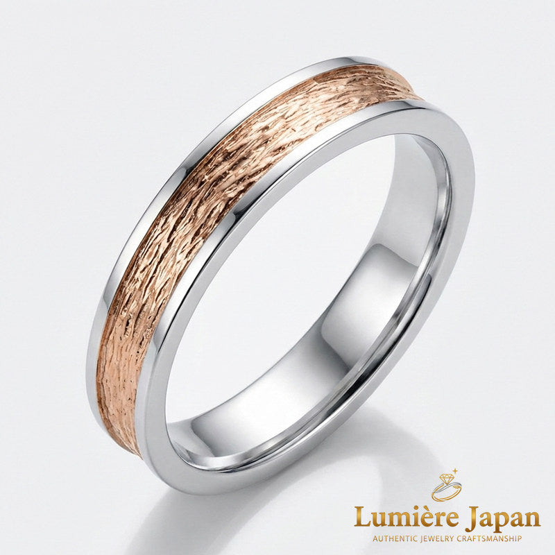 新商品 日本製 静動（SEIDŌ）リング｜シルバー925 コンビカラー 指輪 プラチナ仕上げ