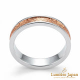 新商品 日本製 静動（SEIDŌ）リング｜シルバー925 コンビカラー 指輪 プラチナ仕上げ