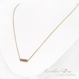 Limited Edition [Treasure Chest] Cute Necklace with Colorful Cubic Zirconia, Stylish Gold Finish