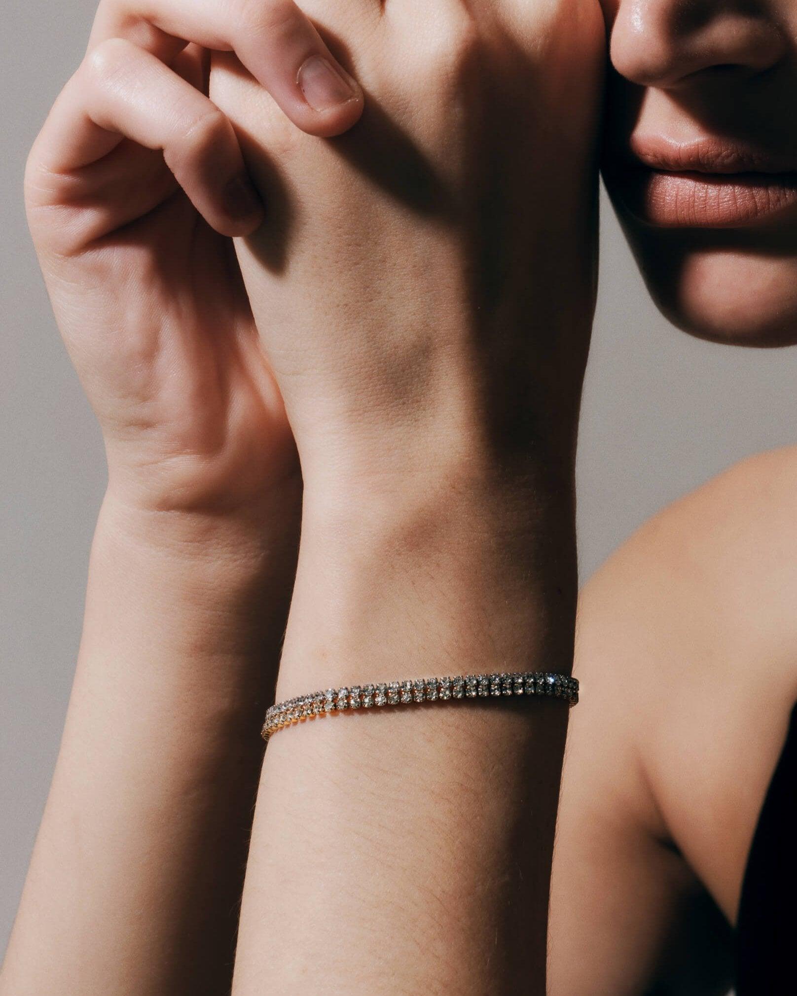 [ゴールド] テニスブレスレット