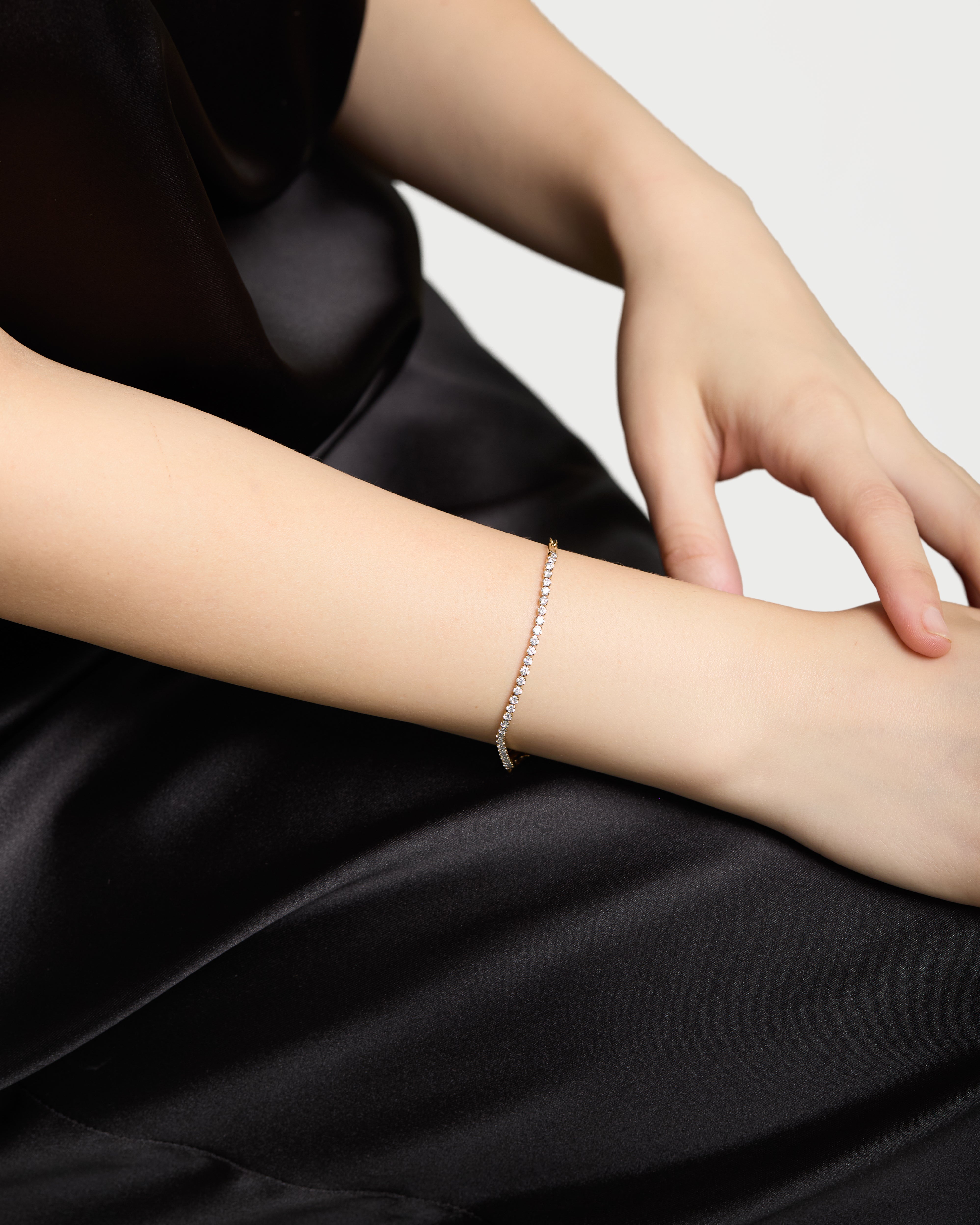 [ゴールド] テニスブレスレット