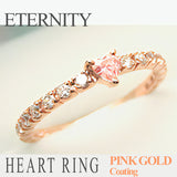 heart eternity ring