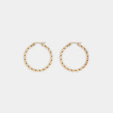 ツイストフープピアス