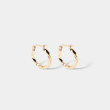 ツイストフープピアス