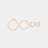 ツイストフープピアス