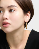 ツイストフープピアス